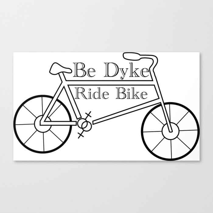 Coming Out for a Dyke Ride Canvas Print