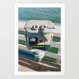 Santa Cruz California Wharf | Film Photography Art Print
