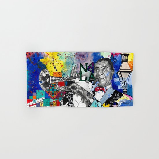 The Sound of New Orleans Hand & Bath Towel