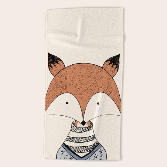 Fox Beach Towel