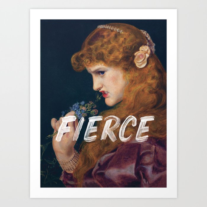 Fierce - Feminist Art Print