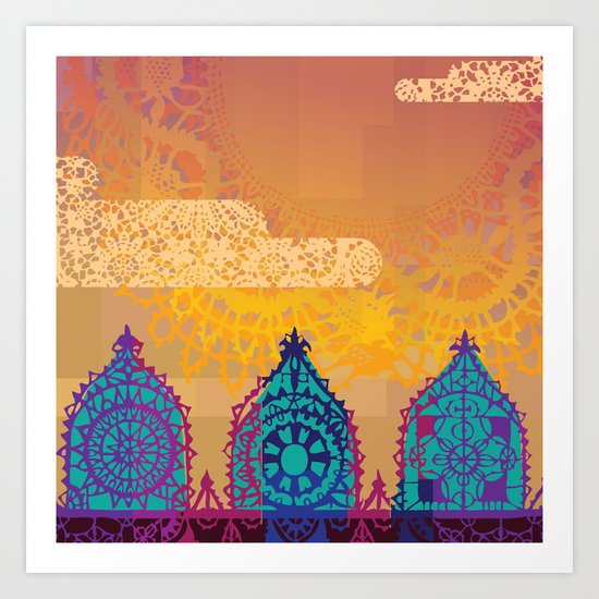 Chantily Castle II Art Print