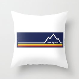 Blue Sky Basin Colorado Throw Pillow