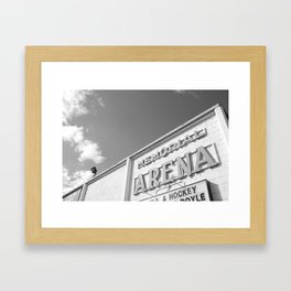 Memorial Arena Framed Art Print