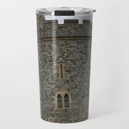 Great Britain Photography - Windsor Castle Under The Gray Clouds Travel Mug