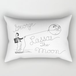 It's a Wonderful Life - George Lassos the Moon Rectangular Pillow