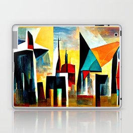 Abstract City Laptop Skin