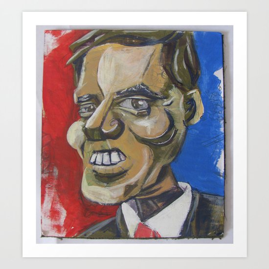Mit Romney Abstract Art Print