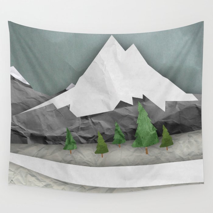 Wrinkled winter  Wall Tapestry