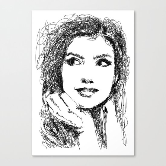 BEAUTIFUL WOMAN Canvas Print