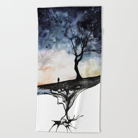 Underneath Beach Towel