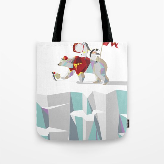 Private Penguin's Polar Percussion Tote Bag