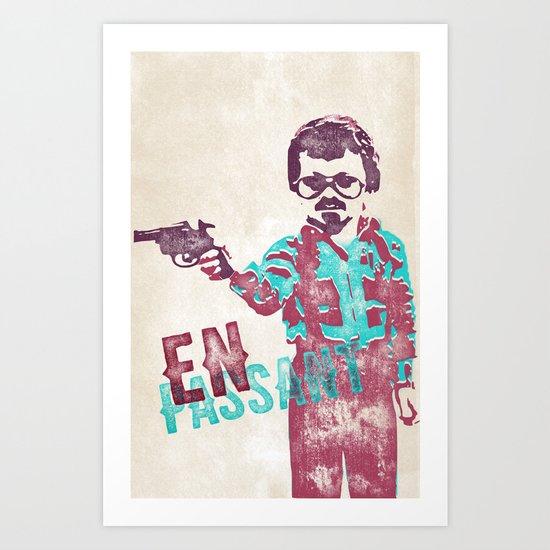 En Passant Poster Art Print