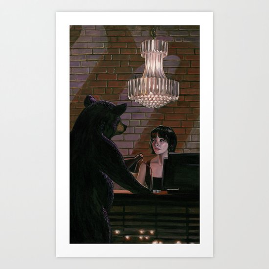 Red River Nightcap Art Print