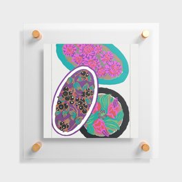 4 Motifs en couleur Floating Acrylic Print
