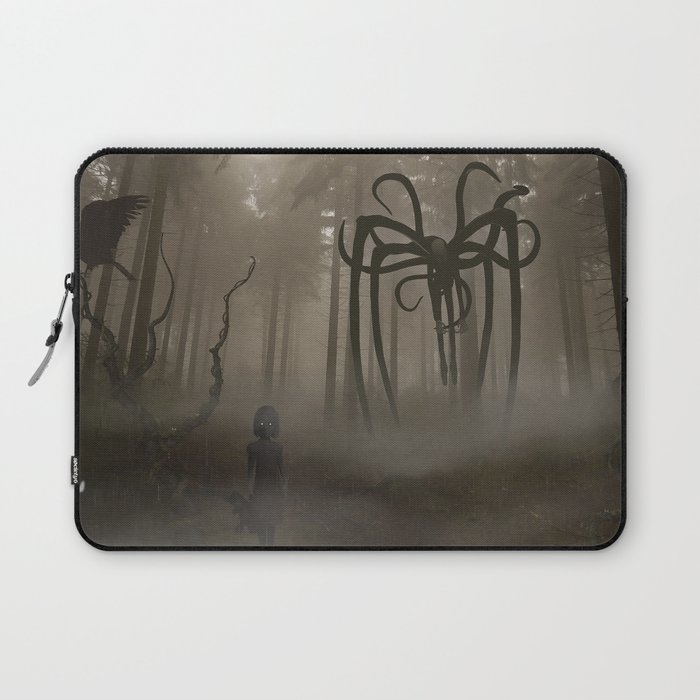 Creepy Forest Laptop Sleeve