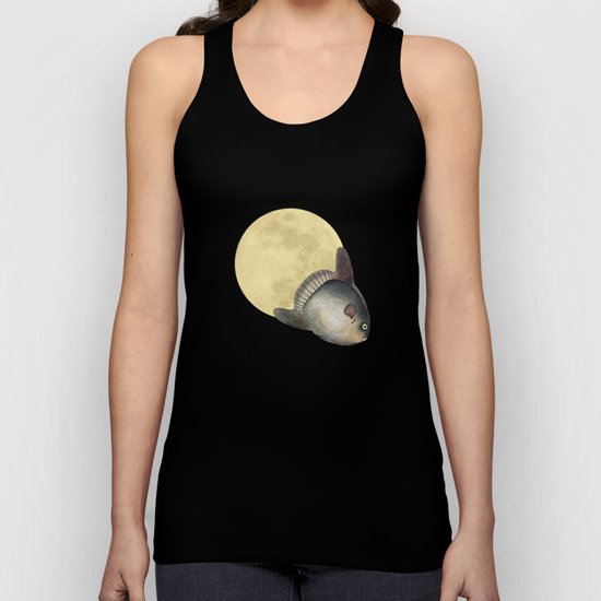 The Fish That Stole The Moon Unisex Tank Top
