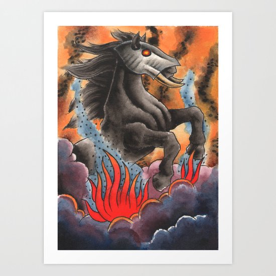 Through Flame Art Print