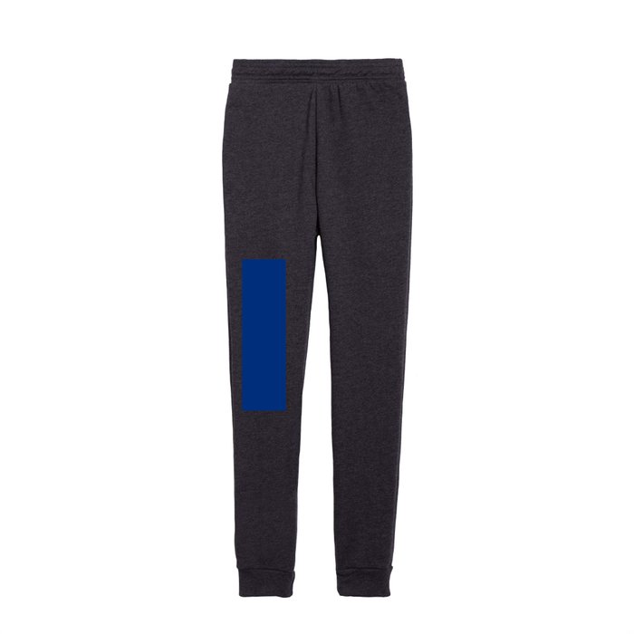 Navy Blue Solid Color Kids Joggers