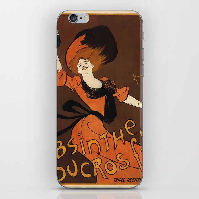Absinthe-Ducros vintage French poster iPhone Skin