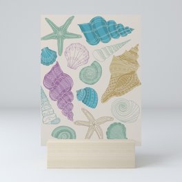 Bright Shells Mini Art Print