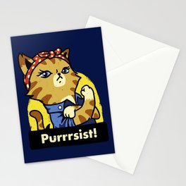 Purrsist! Stationery Cards