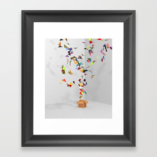 Out of the Box Framed Art Print