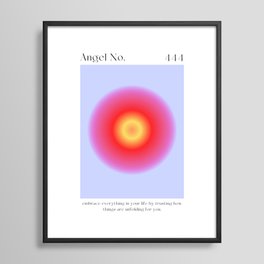 Angel Number 444 Framed Art Print