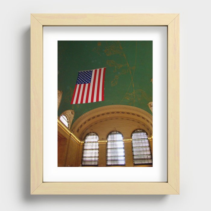 Red, White and Blue  Recessed Framed Print