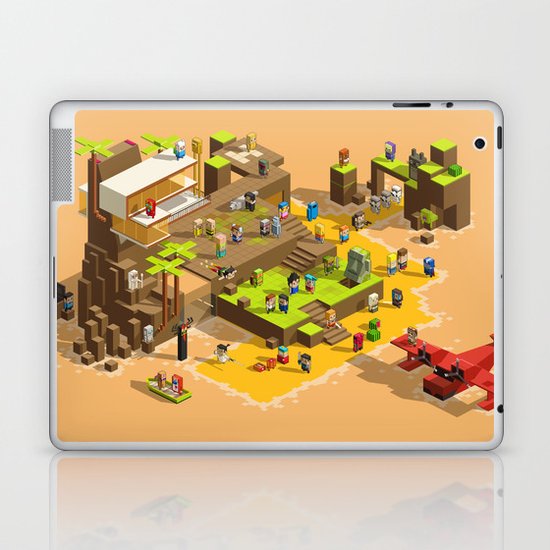 PIXEL ISLAND VOL.2 Laptop & iPad Skin