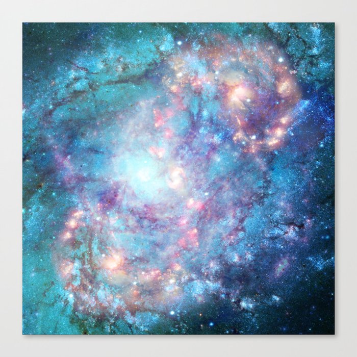 Abstract Galaxies 2 Canvas Print