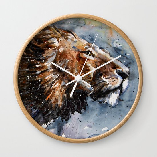 Lion Wall Clock