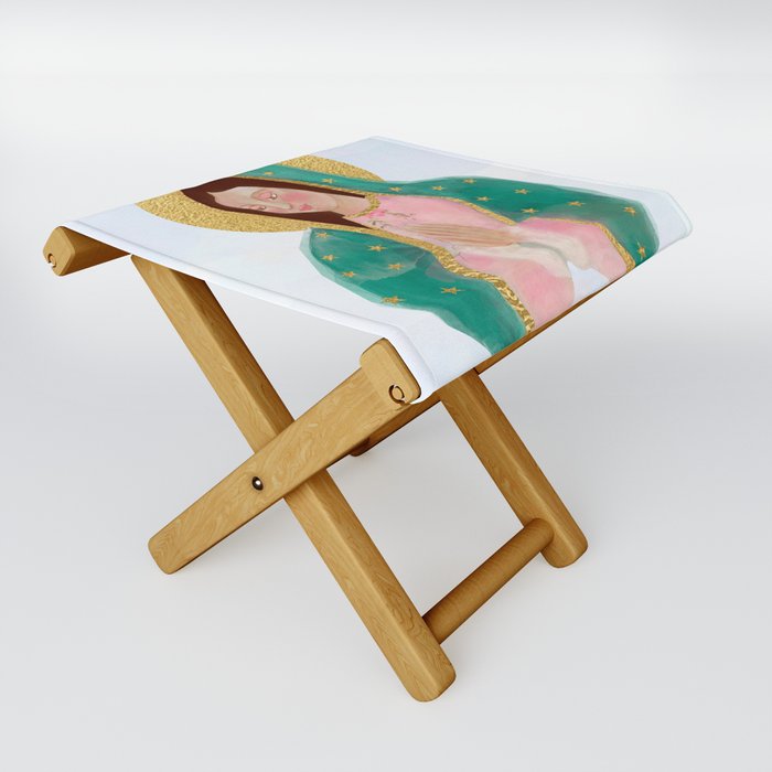 VIRGEN DE GUADALUPE Folding Stool