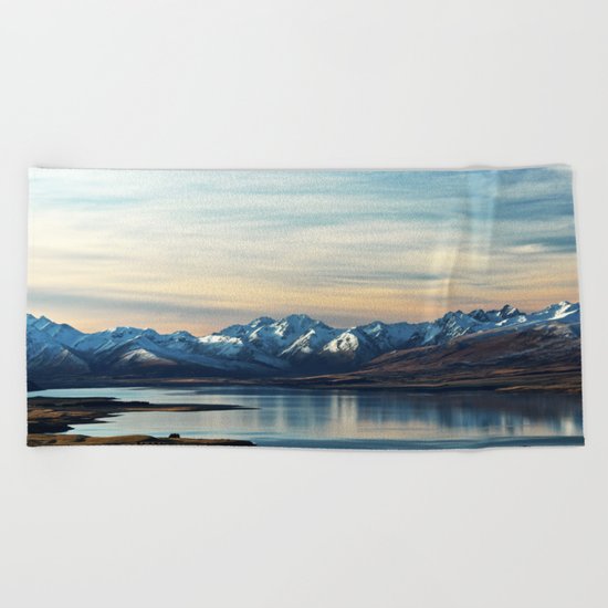 If Nobody Speaks // Landscape Mountains Photography Beach Towel
