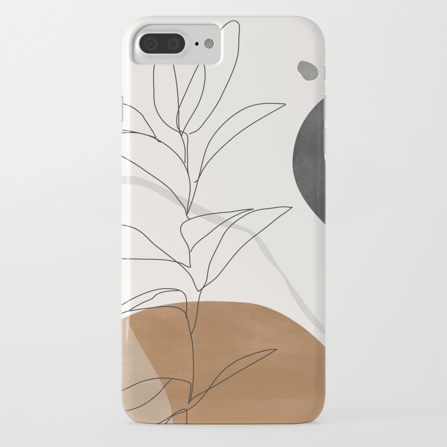 Abstract Art Minimal Plant Iphone Case By Thindesign Society6