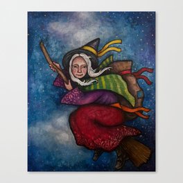 Holiday La Befana the Christmas Witch Canvas Print