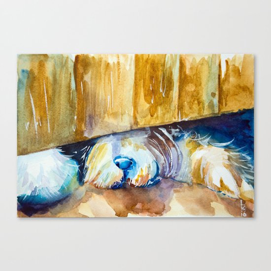 who is there? Canvas Print