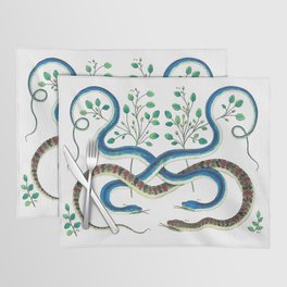 Albertus Seba Vintage Snakes Design Placemat