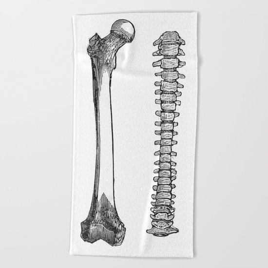 Femur spinal Beach Towel