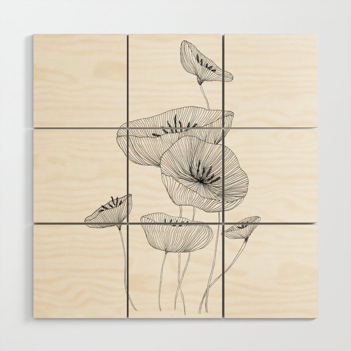 Bouquet Wood Wall Art