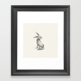 Rabbit rabbit Framed Art Print