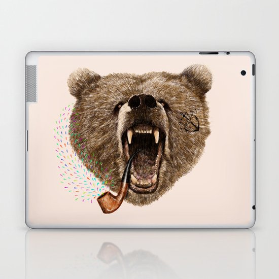 Angry Bear Laptop & iPad Skin