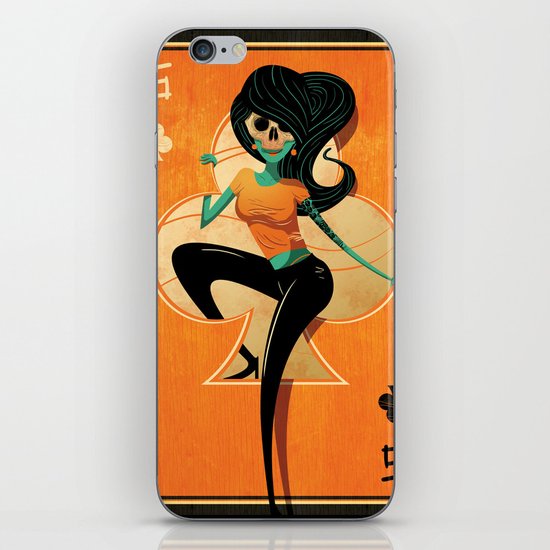 5 of Clubs iPhone & iPod Skin