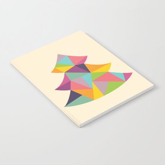 Colourful Christmas Tree Notebook