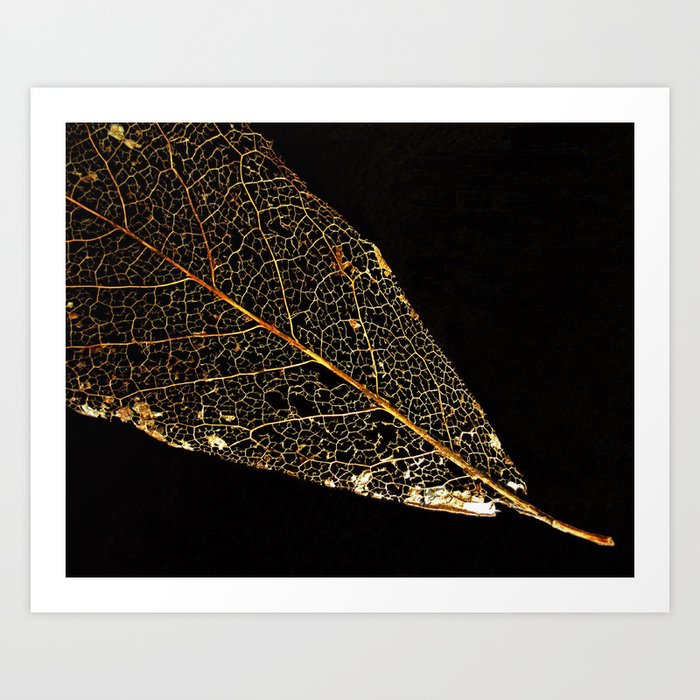 Gold Leaf Art Print
