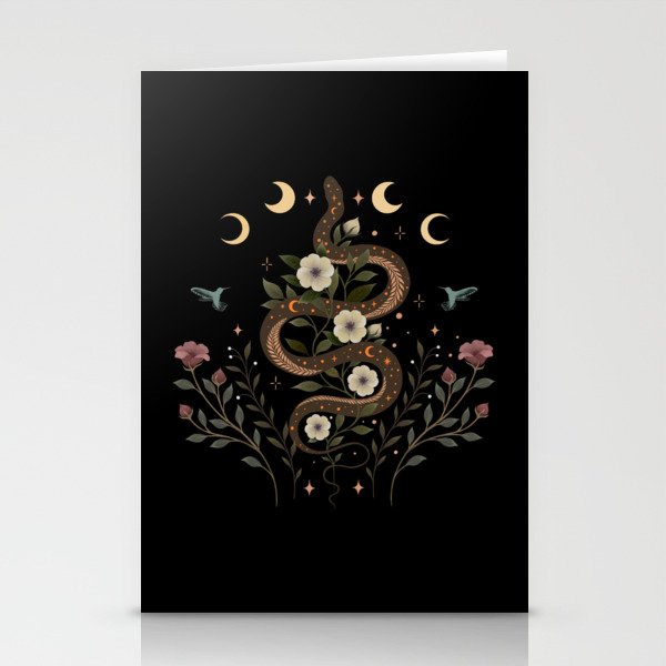 Serpent Spell Stationery Cards