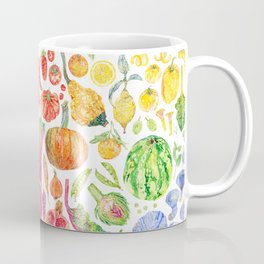 Rainbow of Fruits and Vegetables Mug