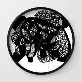 Blind  Wall Clock