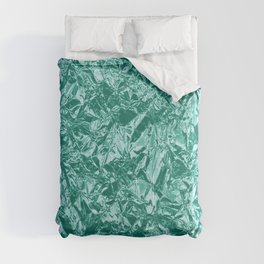 Light Blue Foil Modern Collection Comforter