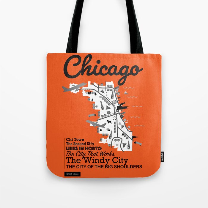 Great Cities: Chicago Tote Bag